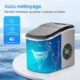Machine à glaçons RELAX4LIFE autonettoyante 12 kg/24h
