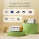 YOTON Mini Projector, Video Projector 1080P Full HD Supported, 200ANSI, 50 Zoom, 2025 Upgraded Portable Projector Compatible with H