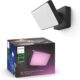 Philips Hue White Color Ambiance Projecteur Exterieur DISCOVER Aluminium Noir, fonctionne avec Alexa, Google Assistant et Apple Ho