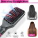 4 en 1 WeChip Brosse Soufflante, Brosse Chauffante pour secher, volumiser, lisser, boucler Ion negatif Brosse Seche Cheveux redu