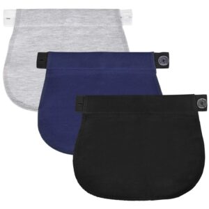 71qK7STcpoL._SL1500_.jpg Extenseurs de Pantalon Ajustables – Lot de 3, Pour grossesse et jeans