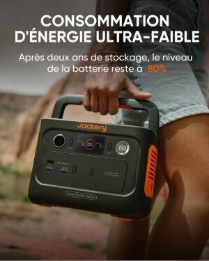 Jackery Explorer 300 Plus Portable Electric Station, 288Wh300W Capacity with Durable LiFePO4 Battery, 3.7kg Lightweight Easy to Car