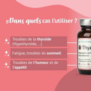 Complément thyroïde Phytocea Iode Sélénium Zinc Vit B1-B2