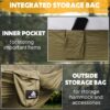 NATUREFUN Hamac de Camping avec Moustiquaire Capacite de Charge de 300kg, (290 x 140 cm) Nylon Parachute Respirant, sechage Rapide