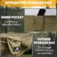 Hamac de camping NATUREFUN nylon avec moustiquaire 300 kg