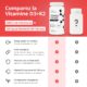 Vitamine D3 K2 MK-7 5000 UI/100 µg - 240 gélules huile