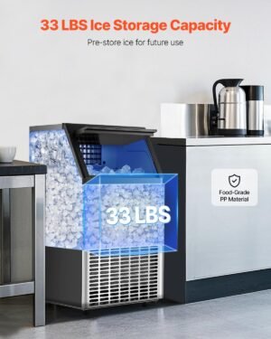 71rPgl-rIRL._SL1500_.jpg Machine à glaçons VEVOR 45,4 kg/24 h autonettoyante