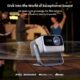 JMGO N1 Ultra Projector 4K, MALCTM Triple LaserAuto Image Correction Gimbal, 3D Video Projector 300 Inch, Dynaudio 2x10W Speakers, 1