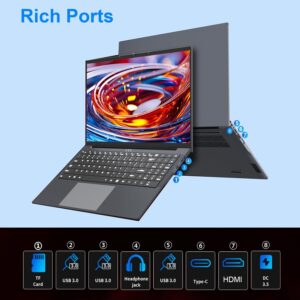 71rpbEbzPOL._AC_SL1500_.jpg 16 Inch Laptop, Core I5 Processor, 16GB RAM 512GB SSD, Win11 Laptop PC with Backlit Keyboard, Numeric Keypad, Type-CTF Card Slot