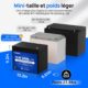Batterie DCHOUSE 12V 100Ah LiFePO4, BMS 100A ameliore, jusqu'a 15000 cycles, batterie au lithium 1280Wh, parfaite pour les camping-c