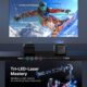 NexiGo TriVision Ultra Portable Projector 4K Tri-LED-Laser, 2600 Lumens, Grain Free, No Eye Fatigue, Dolby Vision, HDR10, 3D, DTS V