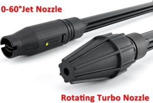 Pistolet haute pression lance rotative compatible Lavor Vax S