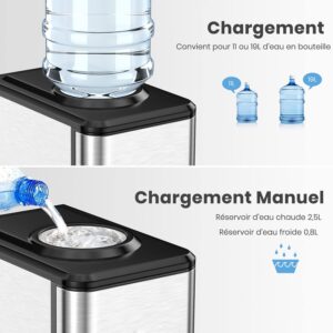 Machine à glaçons GOPLUS 3 en 1 eau chaude/froide