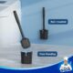 71sP-zufHEL._AC_SL1500_.jpg MR.SIGA Toilet Brush, Silicone Toilet Brush with Stand, Wall or Floor Mount, Hanging Toilet Brush for Bathroom, Black