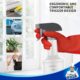 MR.SIGA Lot de 3 Vaporisateurs Atomiseurs Reutilisables, Vaporisateur 470 ml, Buse de Pulverisation Reglable, Flacon Spray Vide pour