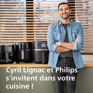 Philips Airfryer 2000 Series 4.2L - 1500W, RapidAir Technology, Digital Touch Screen, 13 Cooking Options, 9 Preset Functions, Up to