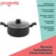 Progress Marmite 24cm (2.76L) en Aluminium Trempe avec Couvercle en Verre Trempe, Faitout avec Revetement Anti-adhesif en Ceramique