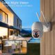 Caméra de surveillance PTZ extérieure Ctronics 1080p
