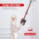 Akitas V10A Aspirateur Balai sans Fil 450W avec Moteur BLDC, Aspiration 45kPa, 60min Autonomie, Brosse LED Verte, Leger, Anti-Enchev
