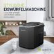 Machine à glaçons mini Juskys IceOracle 12 kg/jour noire