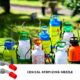 QEEQPF Lot de 5 Plastique buses de pulverisation, accessoires de pulverisation d'irrigation de jardin, pieces de rechange pulverisat