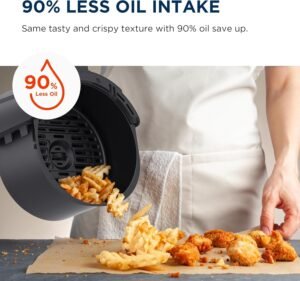 Friteuse sans huile Midea 4L 1500W 8 programmes 60 min grill