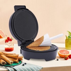 Gaufrier automatique 1200 W cornet conique pour gaufres