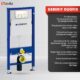 Lavita Duofix Complete Flush Set with lavita Dalia White Rimless Cistern Toilet Seat with Soft-Close Mechanism Delta 25 Control