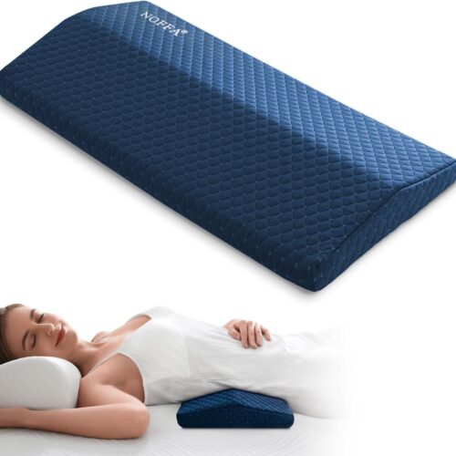 NOFFA Coussin de Soutien Lombaire pour Dormir, Coussin Lombaire Lit en Mousse a Memoire de Forme, Oreiller de Soutien de Taille Dors