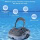 71uFWnbPQ9L._AC_SL1500_.jpg WYBOT Wireless Pool Robot for Above Ground Pools up to 80 m2, Double Motorised Vacuum Cleaner Robot Swimming Pool 100 Minutes Powerf