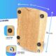 Virelia Planche Coulissante pour Thermomix TM6 TM5 Support en Bois de Chene FSC Plateau Glissant pour Deplacement Facile Acces