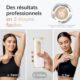 Haarlosy Epilateur Lumiere Pulsee avec Indolore Refroidissement, 3 en 1 HRSCRA IPL Epilateur Laser pour AissellesMaillotCorps,
