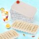Bac à glaçons 150 cubes avec couvercle et pelle beige