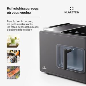Machine à glaçons Klarstein 2 L, 15 kg, autonettoyante