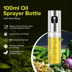 Pulvérisateur d'huile PORTENTUM 100 ml verre anti-goutte