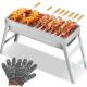 Barbecue au charbon de bois CIRULLI portable pour camping
