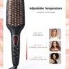 Brosse lissante ionique en ceramique MEGAWISE Pro pour salon de coiffure Technologie de chauffage rapide MCH 20 s avec arret autom