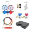 WiMas R134a Auto Air Conditioning Manifold Gauge Kit Car Air Conditioning Manifold Gauge Set for Auto Air Conditioning Systems