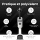 ASOME Nettoyeur Haute Pression sans Fil X021 Nettoyeur Portable avec 2 Batteries 15000 mAh, 80 Min dAutonomie, 30 Bars Buse 6-e