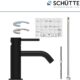 SCHUTTE Aragon 37965 Robinet d'eau Froide Uniquement pour Eau Froide - Robinet de lavabo pour Toilettes d'invites - Robinet pour Pet
