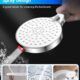 Pomme de douche SREWOHS haute pression 5 jets anti-calcaire