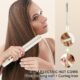 Brosse lissante ionique Banaone 2-en-1 anti-brûlure 25s