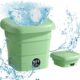 4.5L Machine a Laver Portable,Mini Machine a Laver Pliable, Linge Pliable avec Panier de Vidange, 3 Modes De Nettoyage,pour Sous-vet