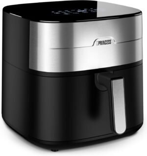 71w1eSgtwEL._AC_SL1500_.jpg Princess Dual Heat Airfryer - 8L XXL - Dual Heating Element - 15 in 1 Air Fryer - BPA and PFAS Free - Shake Reminder - 60 Energy Sa