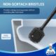 71w6wPFab6L._AC_SL1500_.jpg MR.SIGA Toilet Brush, Silicone Toilet Brush with Stand, Wall or Floor Mount, Hanging Toilet Brush for Bathroom, Black