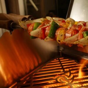 Grillrost.com Das Original Sizzle ZoneProtection Contre Le Vent pour NapoleonBroil KingRosle, Taille:Grille Sizzle Zone pour Rogu