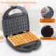 71wFeXHy98L._AC_SL1500_.jpg OKYUK Gaufrier, Gauffrier multifonctions 750W avec 6 plaques de gril antiadhesives amovibles, gauffrier repondant a differents besoi