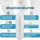 Snadi - 1000 Gelules de Gelatine Vides Taille 00 Transparentes Qualite Pharmaceutique Emballage Biodegradable Ideal pour V