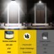 Lampe solaire extérieure détecteur de mouvement 248 LED 3 modes
