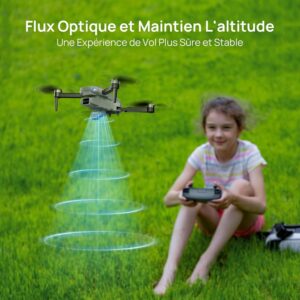 Ameta Drone avec Camera 4K UHD pour Adulte, S20 Lite Moteur Sans Balais FPV Mini Drone pour Debutant et Enfant avec Vol de 36min, Ma